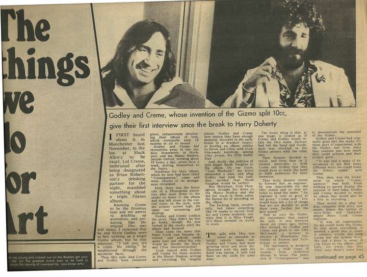 Scan of Meloday Maker interview