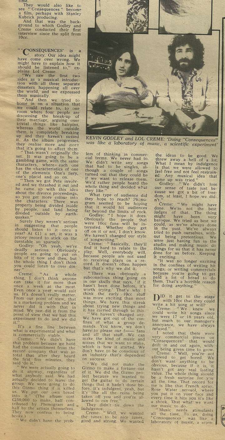 Scan of Meloday Maker interview