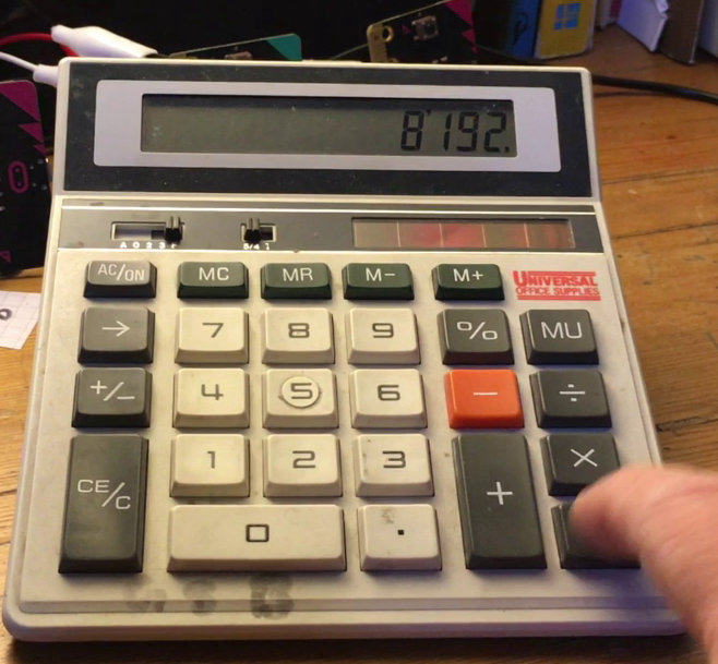 old desk calculator