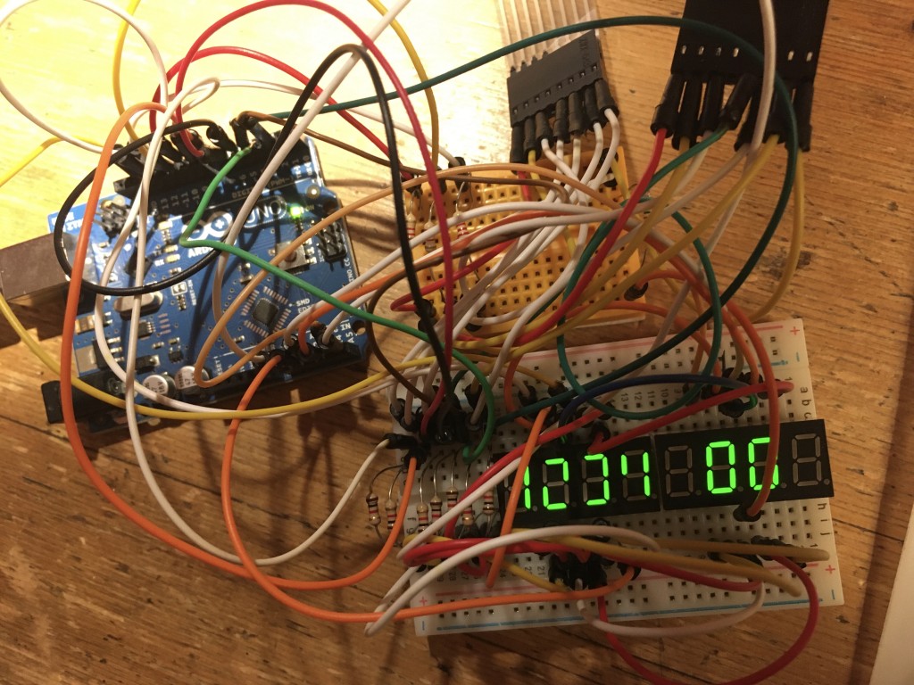 Kim Uno breadboard - attempt 1