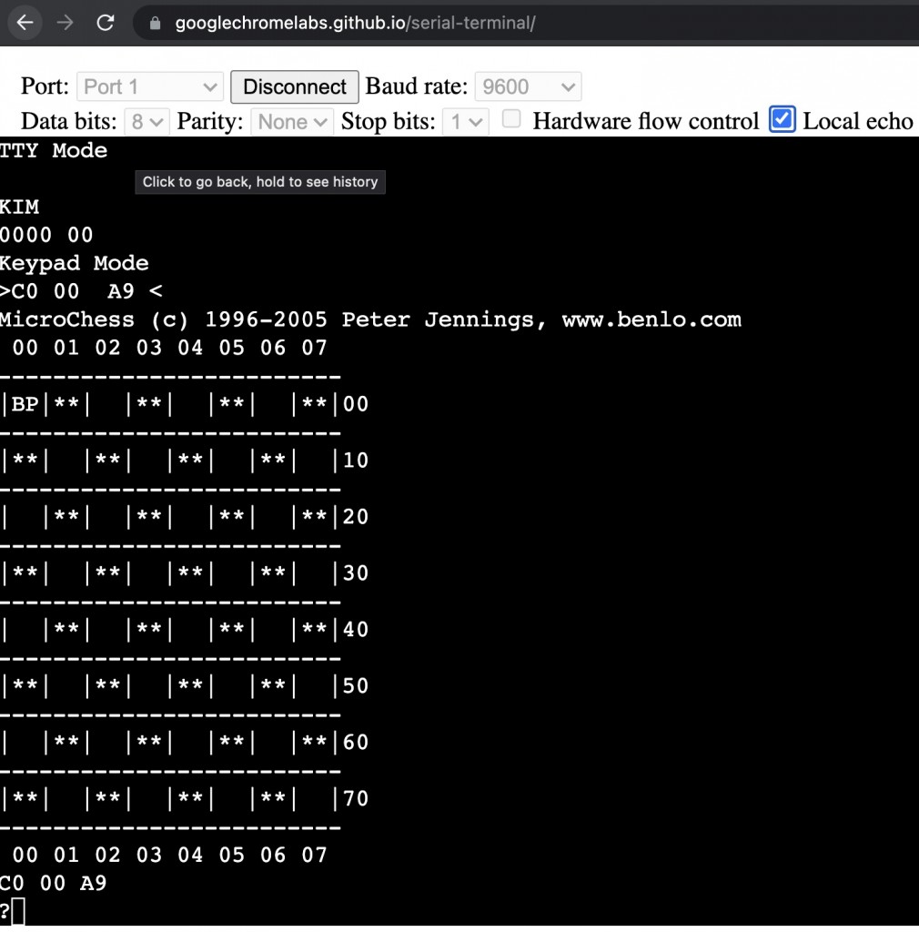 chess in the terminal