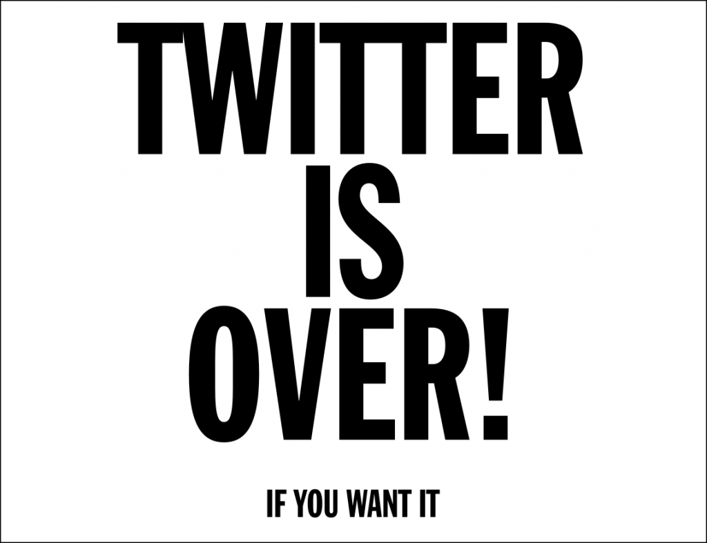 twitter is over if you want it
